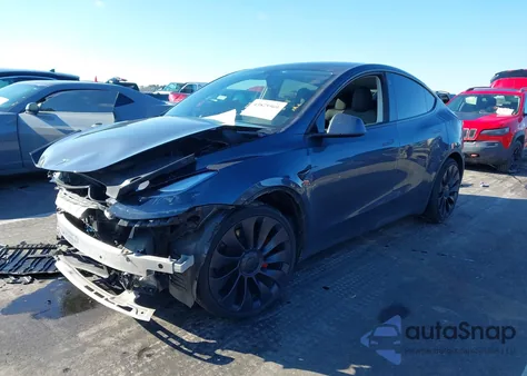 2023 Tesla Model Y Performance Dual Motor All-Wheel Drive из США, поврежденный, VIN 7SAYGDEF6PF702678